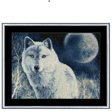 click here to view larger image of White Wolf (counted cross stitch kit)