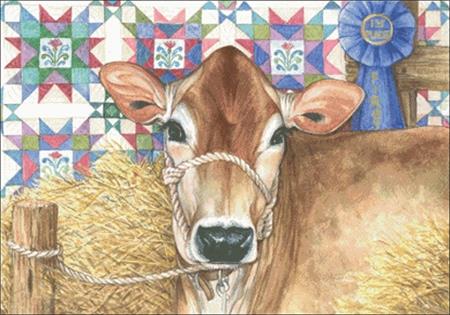 click here to view larger image of Quilt Cow (chart)