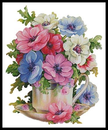 click here to view larger image of Anemone Teacup  (Don Squires) (chart)