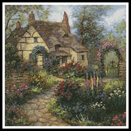 click here to view larger image of Cottage Garden (Cropped)  (Jon McNaughton) (chart)