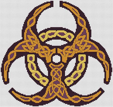 click here to view larger image of Biohazard Knotwork (chart)