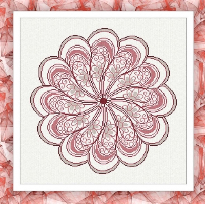 click here to view larger image of Daisy Mandala (chart)