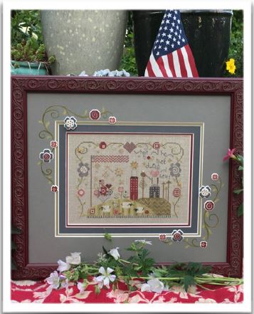 click here to view larger image of There Dwells My Heart (counted cross stitch kit)