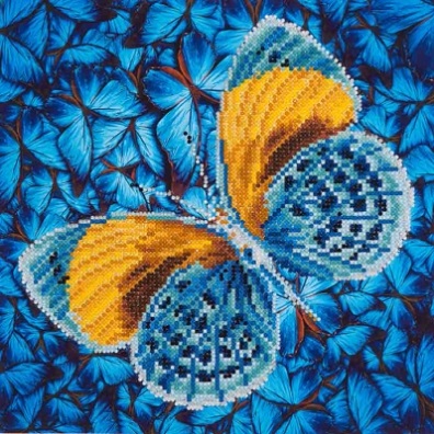 click here to view larger image of Flutter By Gold (Diamond Embroidery)