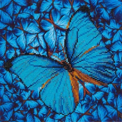 click here to view larger image of Flutter By Blue (Diamond Embroidery)