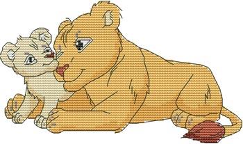 click here to view larger image of Momma N Me Lion (chart)