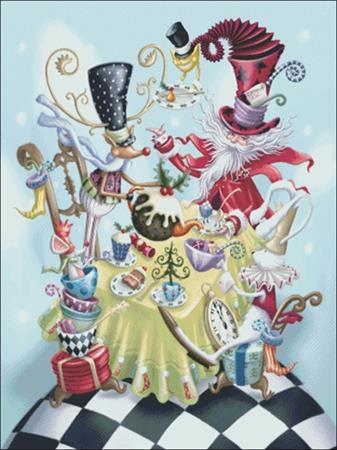 click here to view larger image of Festive Mad Hatter (chart)