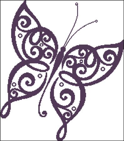 click here to view larger image of Butterfly Silhouette 2 (chart)