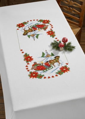click here to view larger image of Church Table Cloth (counted cross stitch kit)