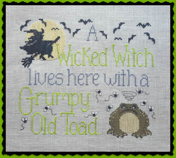 click here to view larger image of Wicked Witch and Grumpy Toad (chart)