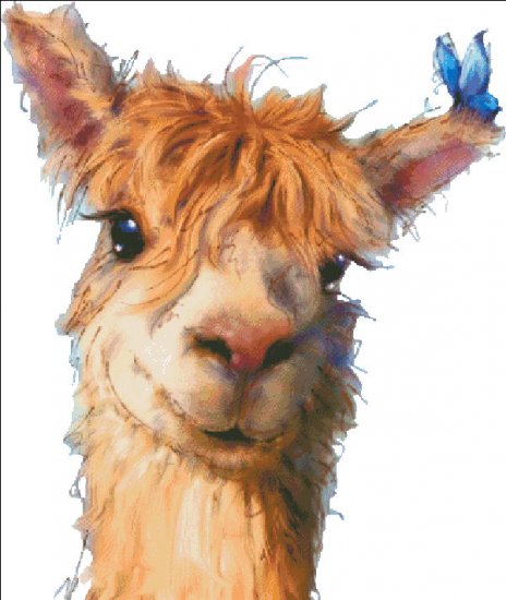 click here to view larger image of Alpaca - No Background (Conni Togel) (chart)