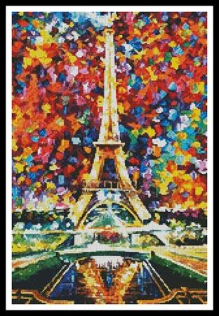 click here to view larger image of Paris Of My Dreams (Cropped)  (Leonid Afremov) (chart)