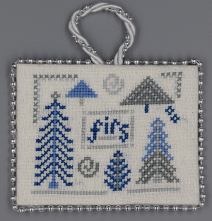 click here to view larger image of Firs - Blue and Silver Christmas (chart)