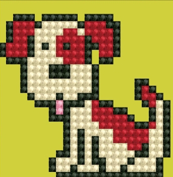 click here to view larger image of Fido (Diamond Embroidery)