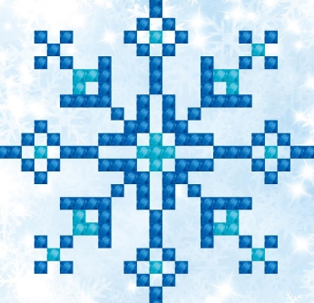 click here to view larger image of Snowflake Sparkle (Diamond Embroidery)