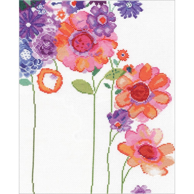 click here to view larger image of Watercolor Garden (counted cross stitch kit)