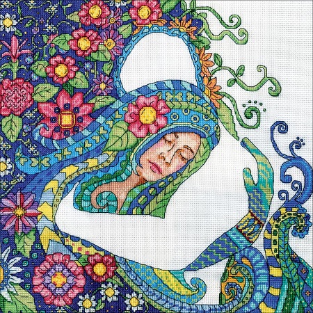 click here to view larger image of Embrace, The (counted cross stitch kit)