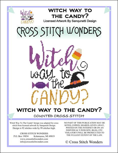 click here to view larger image of Witch Way to the Candy? (chart)