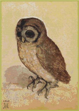 click here to view larger image of Brown Owl, The (Albrecht Durer) (chart)