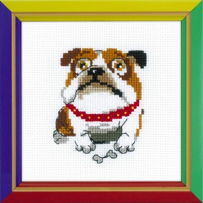 click here to view larger image of English Bulldog (counted cross stitch kit)
