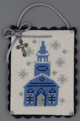 click here to view larger image of Church (Blue & Silver Christmas) (chart)