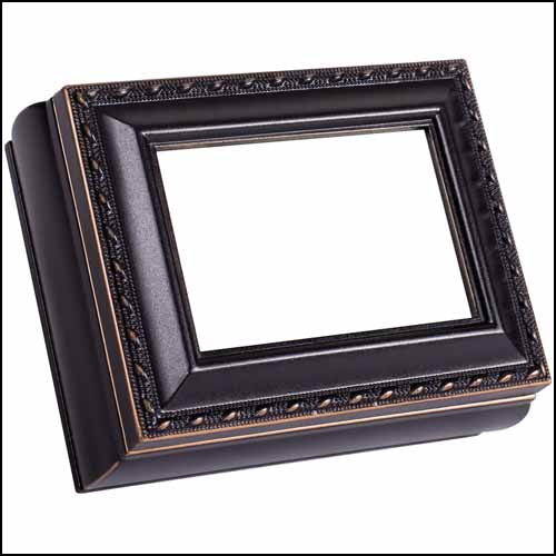 click here to view larger image of Black Rectangular Treasure Box (accessory)