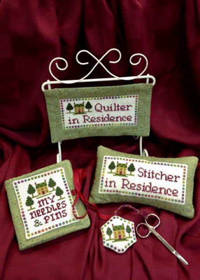 click here to view larger image of Quilter/Stitcher in Residence (chart)