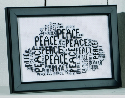 click here to view larger image of Peace In A Sky (Cloud) (counted cross stitch kit)