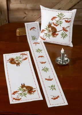 click here to view larger image of Rowanberry Runner (Left Image) (counted cross stitch kit)