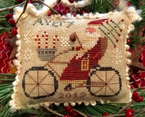 click here to view larger image of Averys Cycling Santa - Merry Noel Collection (chart)