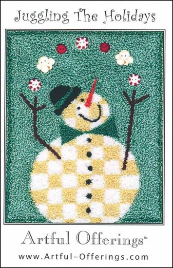click here to view larger image of Juggling The Holidays (Punchneedle) (Punchneedle)