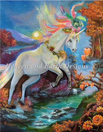 click here to view larger image of Color Fall Unicorn (chart)