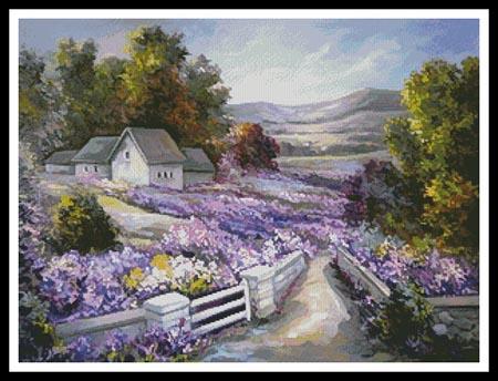 click here to view larger image of Purple Spring Landscape  (Anca Bulgaru) (chart)