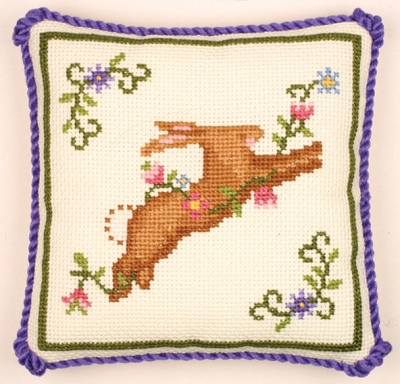 click here to view larger image of Bunny Pincushion - Susan Branch (counted cross stitch kit)