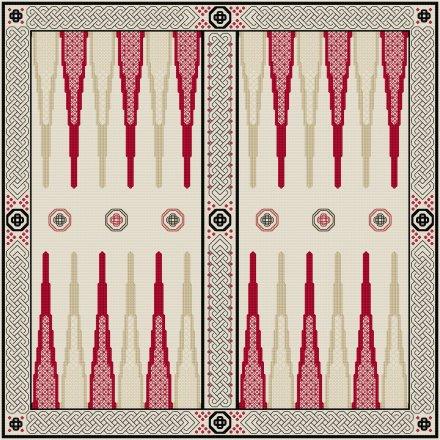 click here to view larger image of Backgammon - Celtic Blackwork Design (chart)