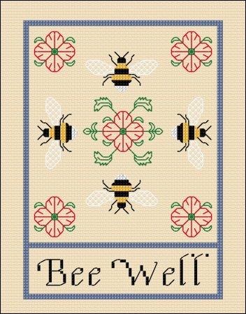 click here to view larger image of Bee Well Card 3 (chart)