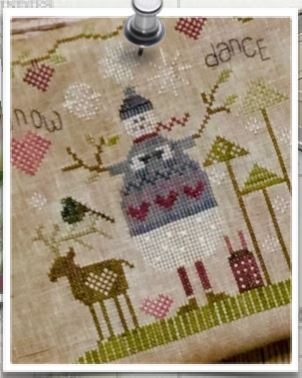 click here to view larger image of Chocolate Snowman (counted cross stitch kit)