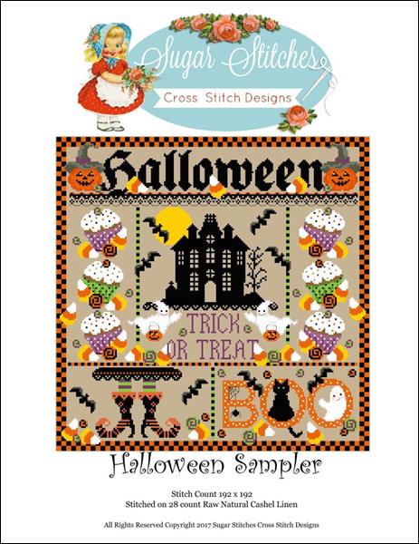 click here to view larger image of Halloween Sampler (chart)
