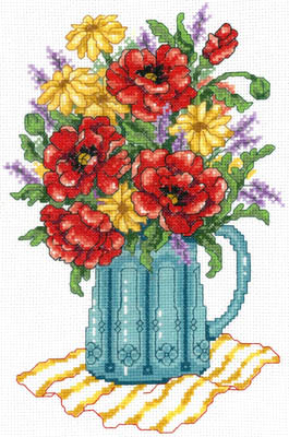 click here to view larger image of Spring Flowers In Vase (chart)