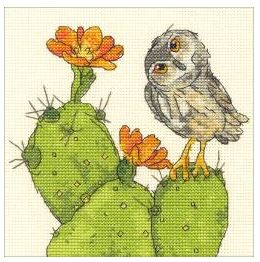 click here to view larger image of Prickly Owl (counted cross stitch kit)