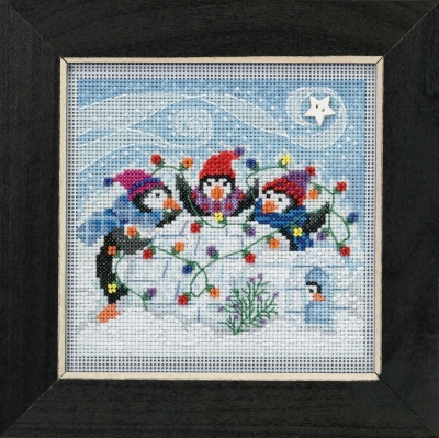 click here to view larger image of Playful Penguins (2018) (counted cross stitch kit)
