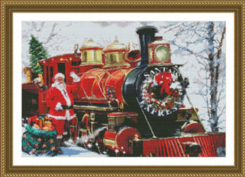 click here to view larger image of Santa's Express Train (chart)