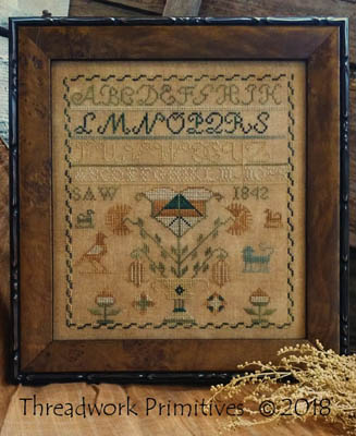 click here to view larger image of 1842 Saw Sampler (chart)