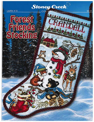 click here to view larger image of Forest Friends Stocking (chart)