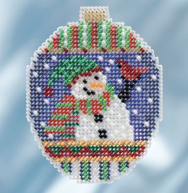 click here to view larger image of Snowman Greetings (counted cross stitch kit)