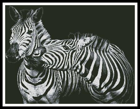 click here to view larger image of Black and White Zebra (Ian Lindsay) (chart)