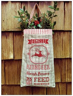 click here to view larger image of Reindeer Feed Sack (chart)