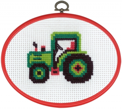 click here to view larger image of MFK Tractor (counted cross stitch kit)