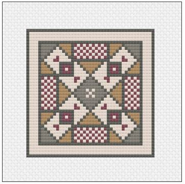click here to view larger image of Antioch Mosaic Quilt Block (chart)