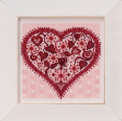 click here to view larger image of Valentine Heart (button-bead kit)